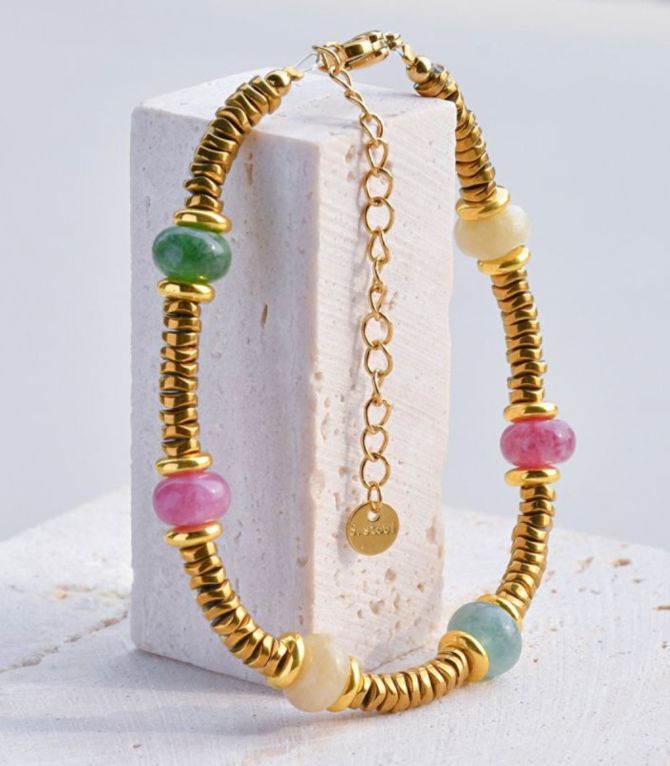 Brazalete colored beaded