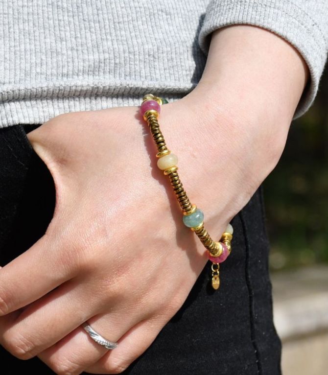 Brazalete colored beaded