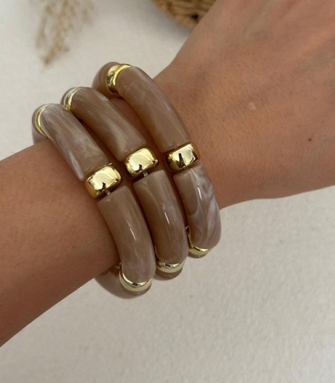 Brazalete brown multi