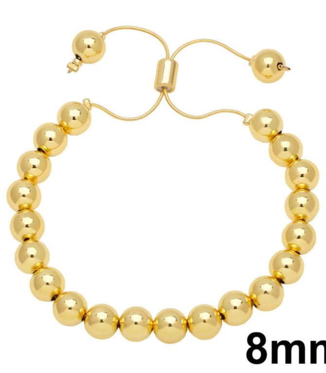 Brazalete beaded 8mm