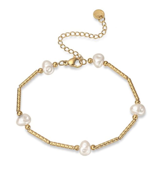 Brazalete bamboo pearl