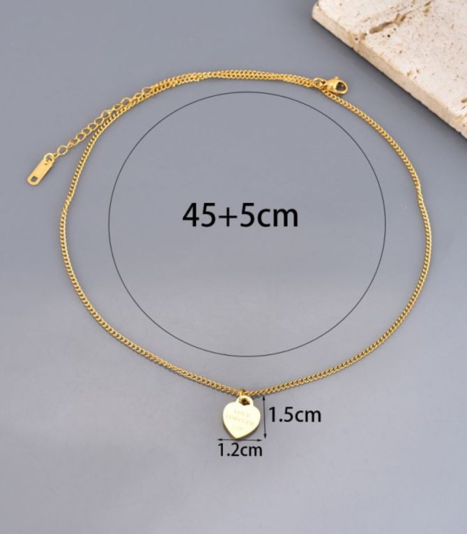 Collar corazón