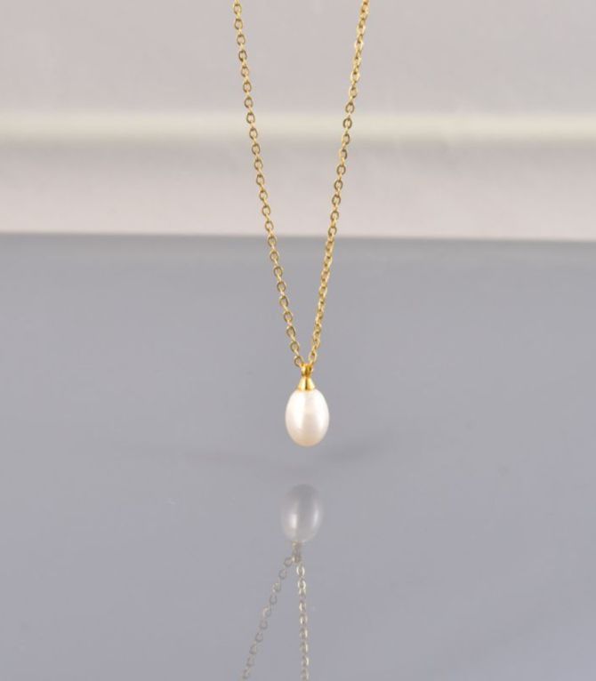 Collar con perla