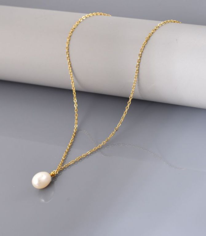 Collar con perla