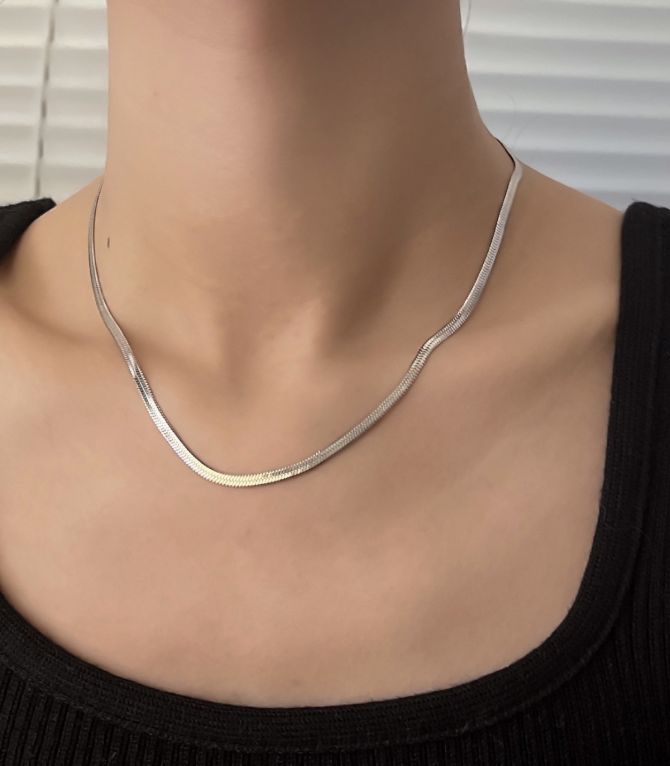 Collar plata 38.5cm