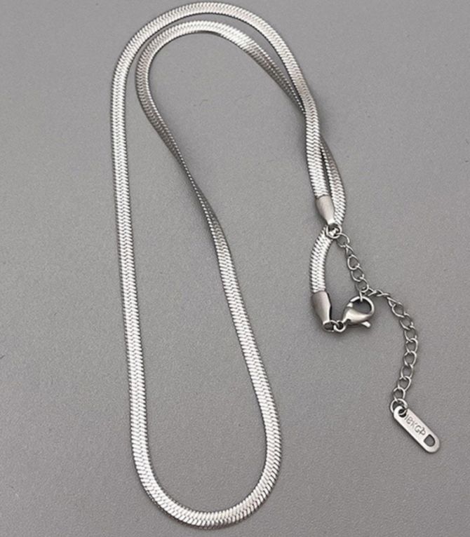 Collar plata 38.5cm
