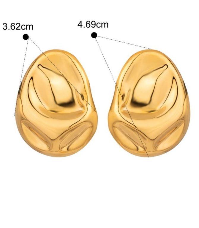 Aretes maxi irregular