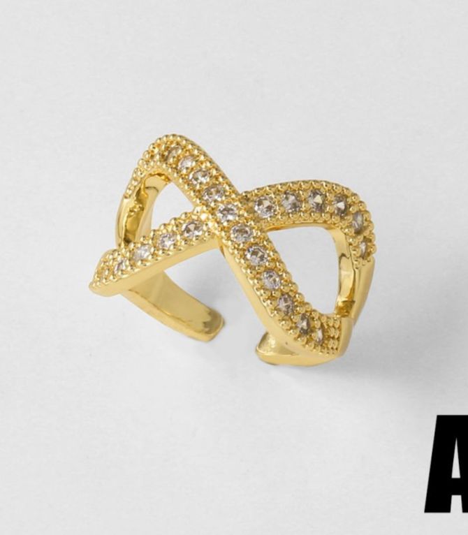 Anillo diamond cross