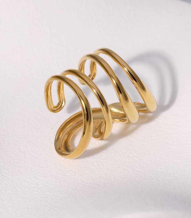Anillo dorado line