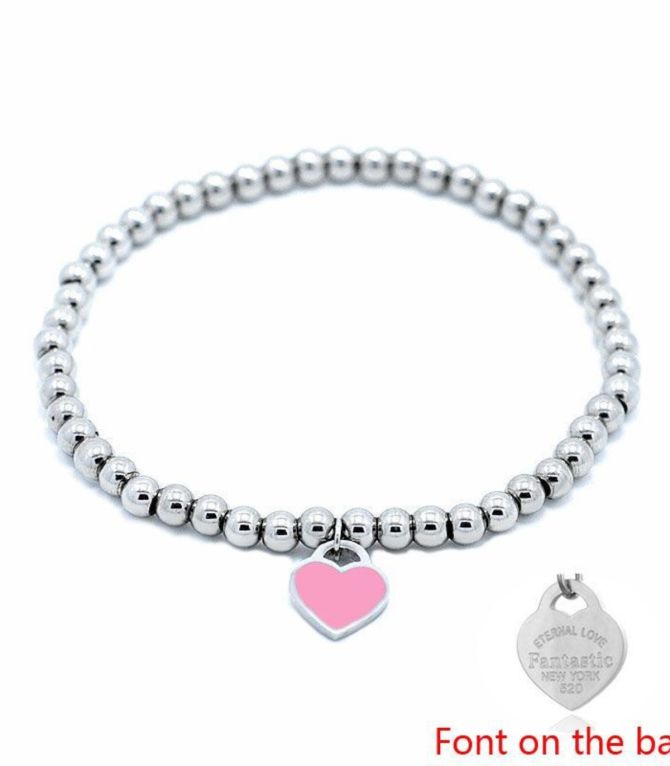 Brazalete silver pink