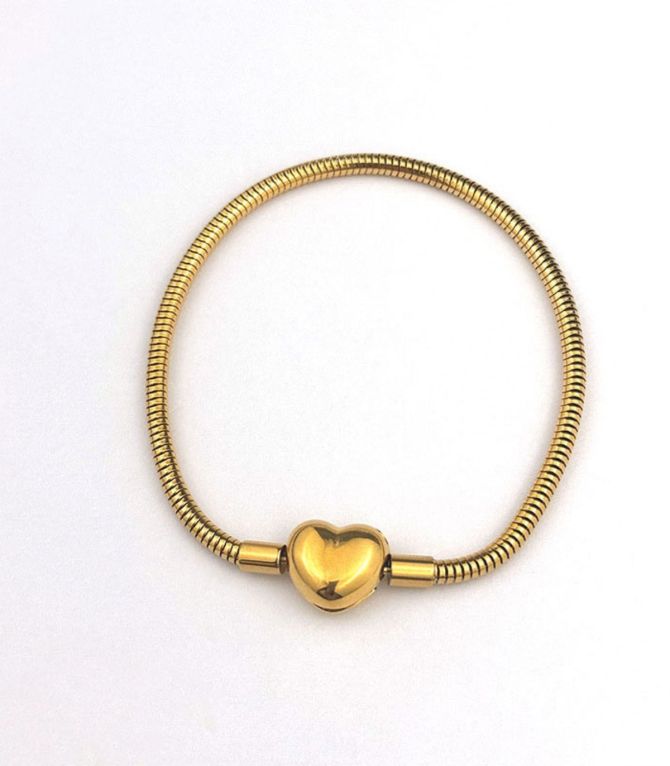 Brazalete gold heart