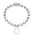 Brazalete oso plata