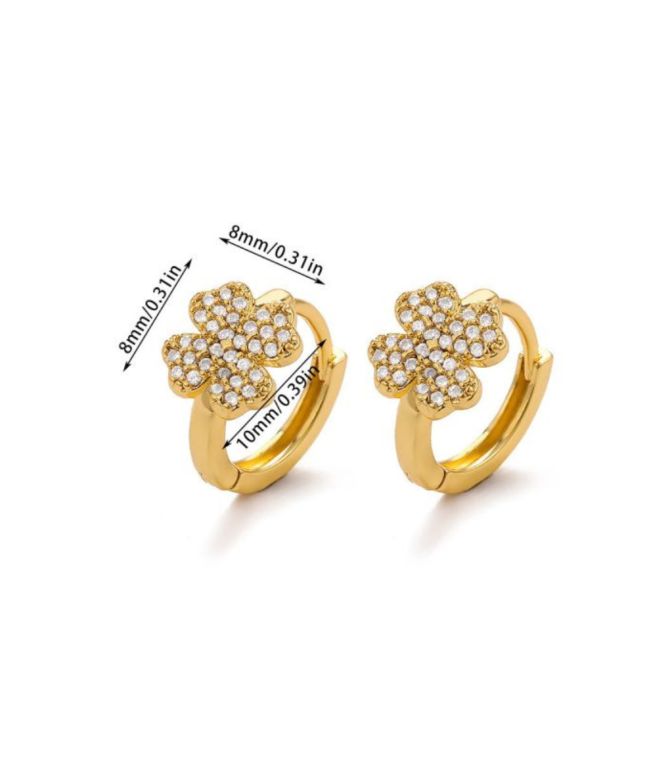 Aretes diamond petal