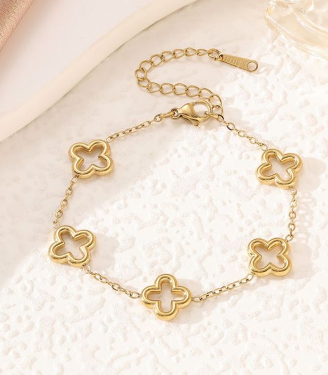 Brazalete hollow petal