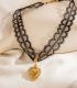 Collar choker encaje