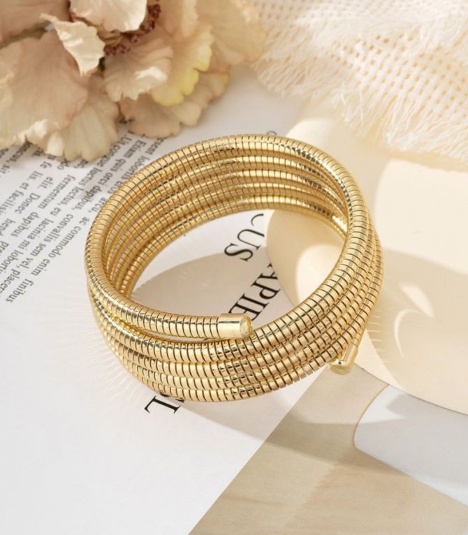 Brazalete gold multilayer