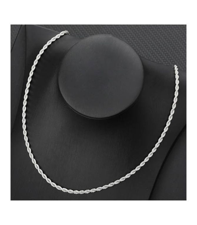 Collar torsal plata 40cm
