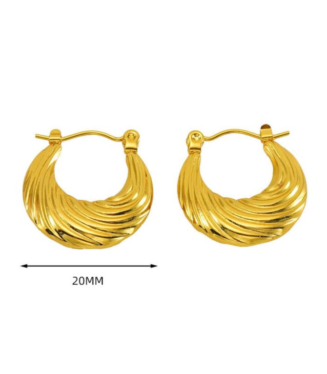 Aretes dorados