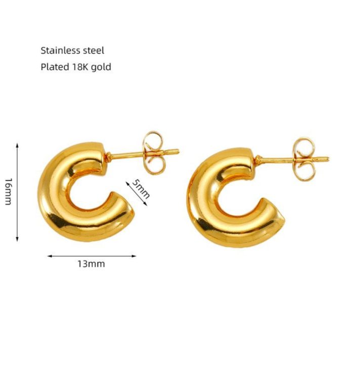 Aretes dorados C