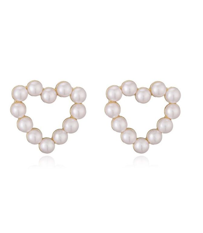 Aretes con perlas