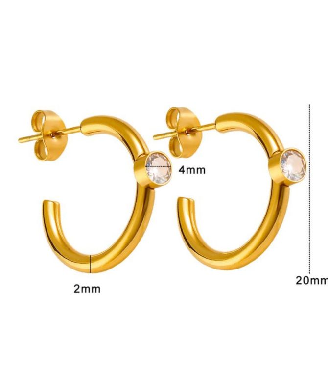 Aretes diamond c shaped