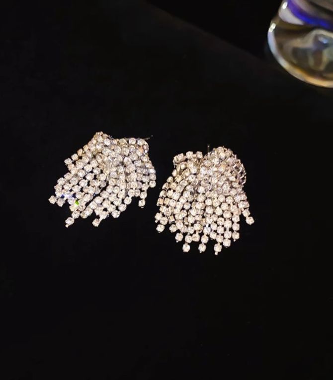 Aretes gold diamond