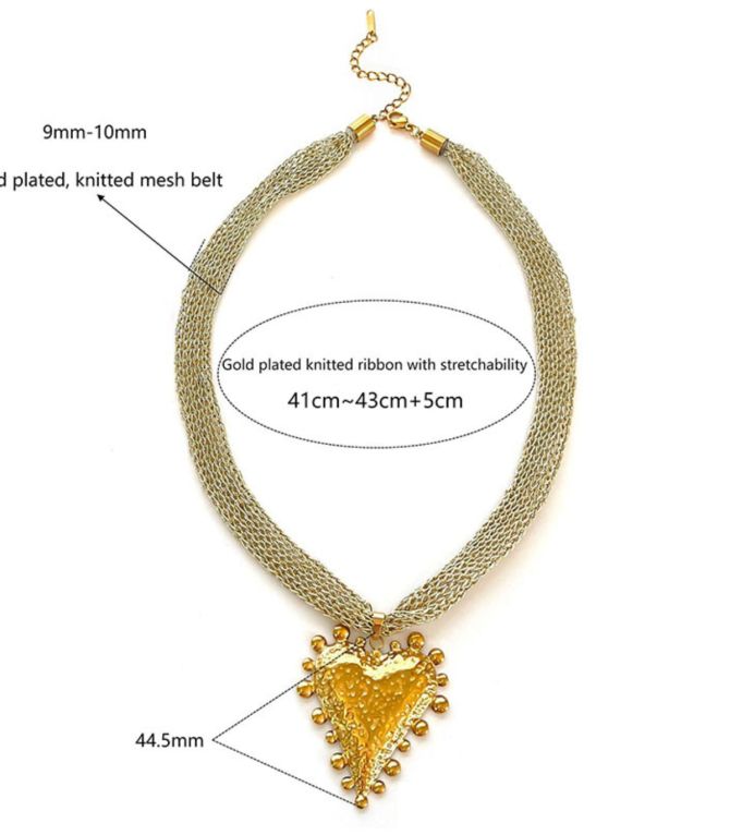 Collar corazón