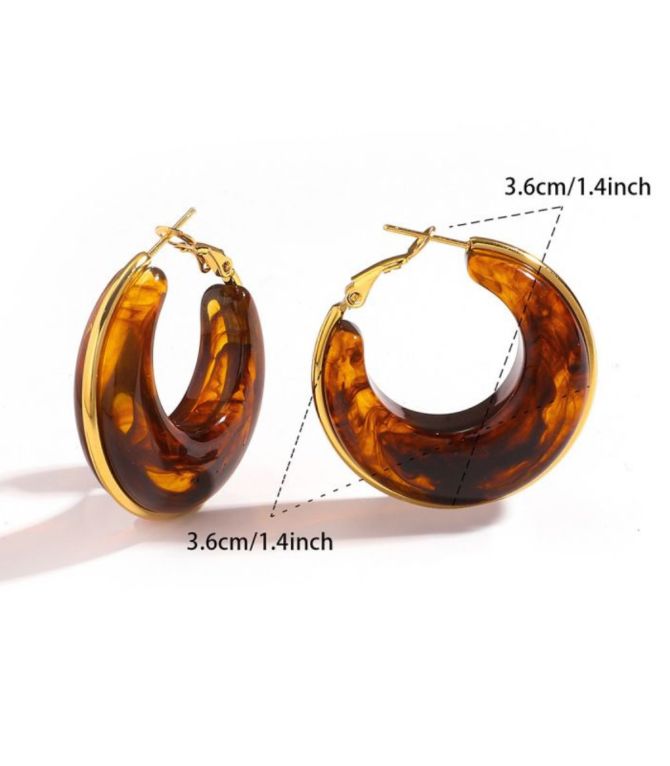 Aretes brown