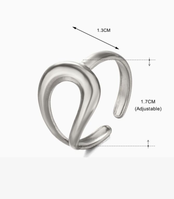 Anillos silver hollow