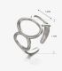 Anillo silver hollow