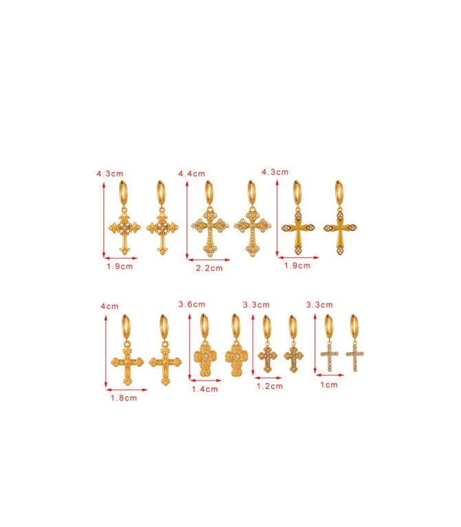 Collar zirconium cross