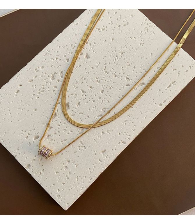 Collar gold double layer