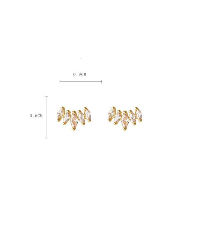 Aretes zirconias