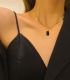 Collar black square