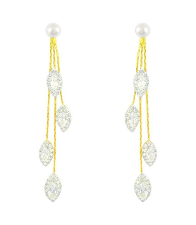 Aretes diamond pearl