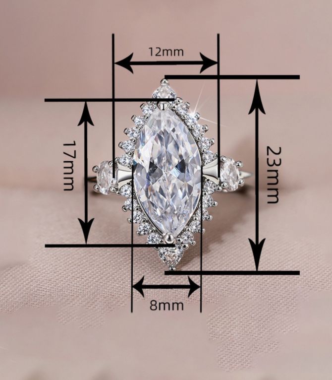 Anillo irregular diamond 8