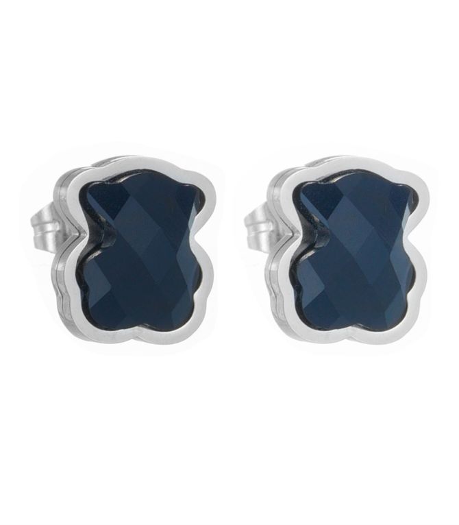 Aretes plata oso