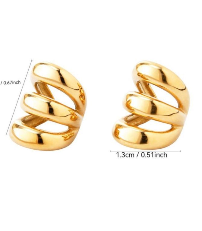 Aretes multilayer ear clip