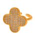 Anillo gold clover