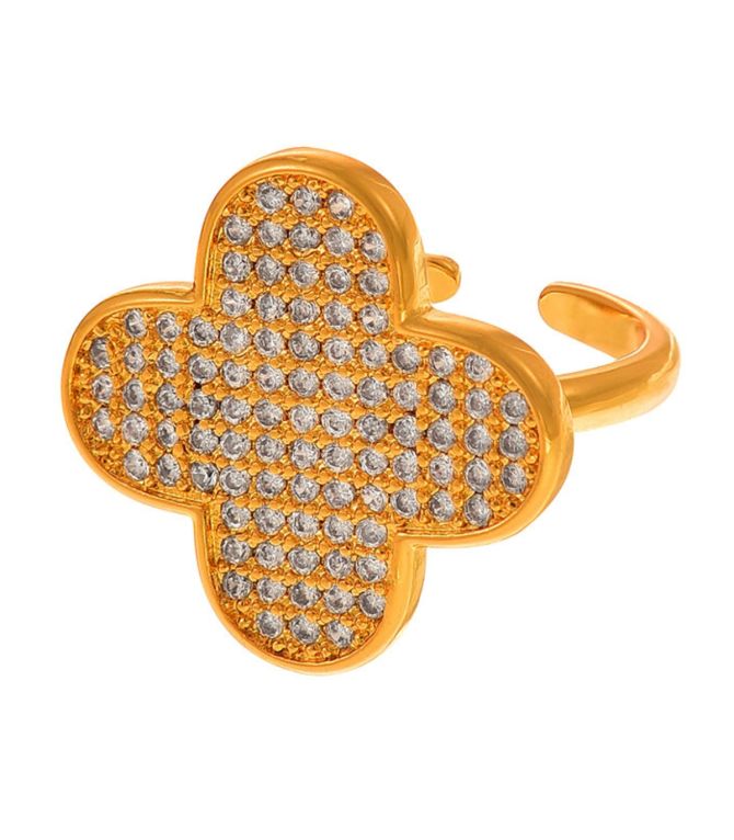 Anillo gold clover