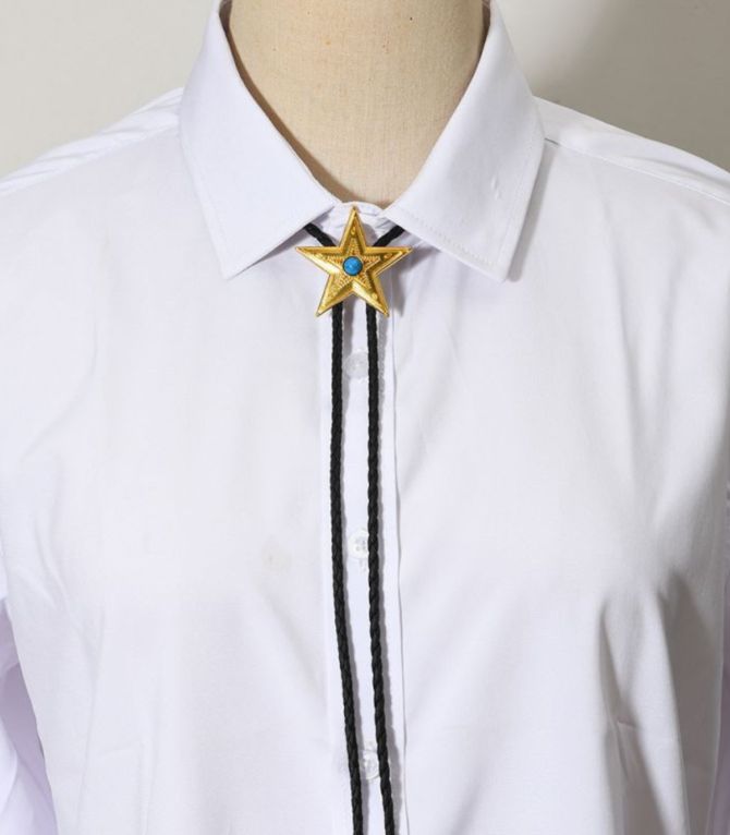 Collar pentagram turquoise