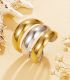 Anillo bicolor multilayer