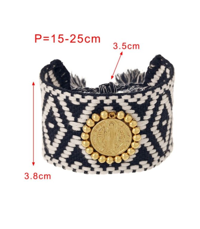 Brazalete san benito negro