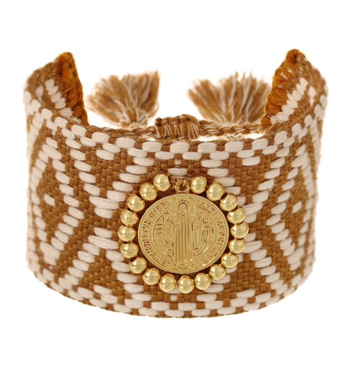 Brazalete san benito café
