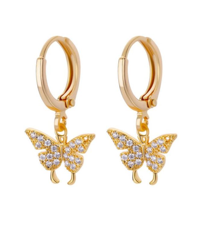 Aretes mariposas