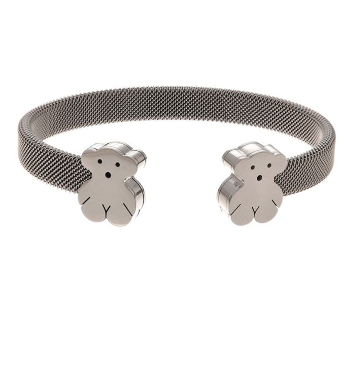 Brazalete oso plata