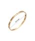 Brazalete gold 24mm hollow roman