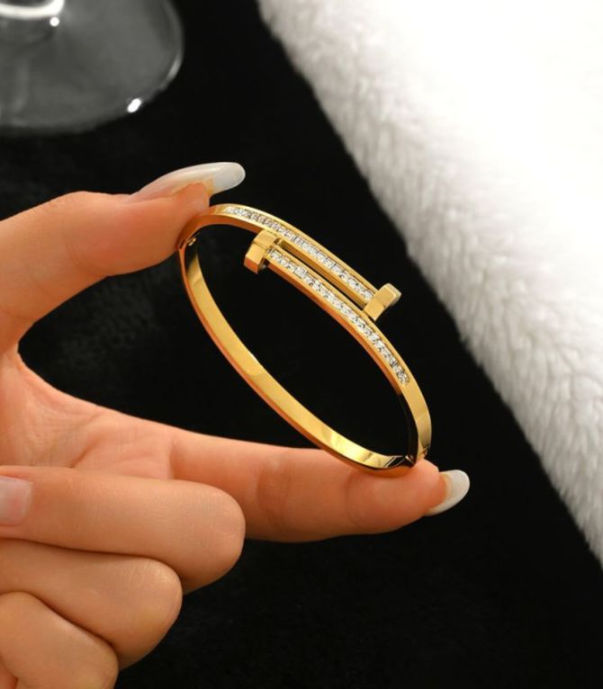 Brazalete con zirconias