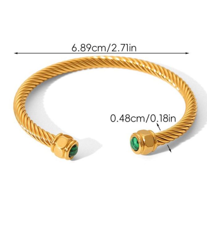 Brazalete natural stone