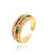 Anillo colorful zirconium